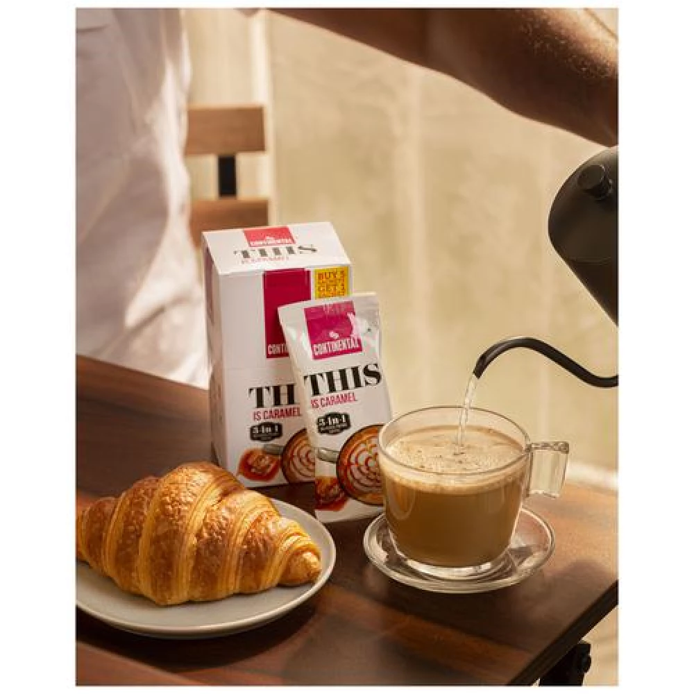 Continental This Caramel 3-In-1 Premix Instant Coffee, 22 g (Buy 5 Get 1 Free )-7.webp